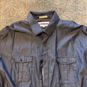 Men’s Express extra slim fit button down